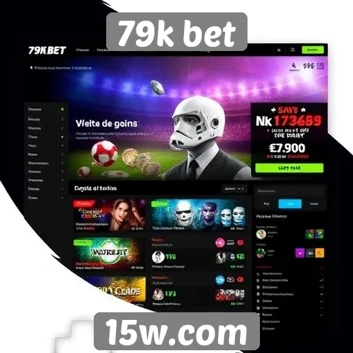 Análise da interface de usuário do site 79k bet
